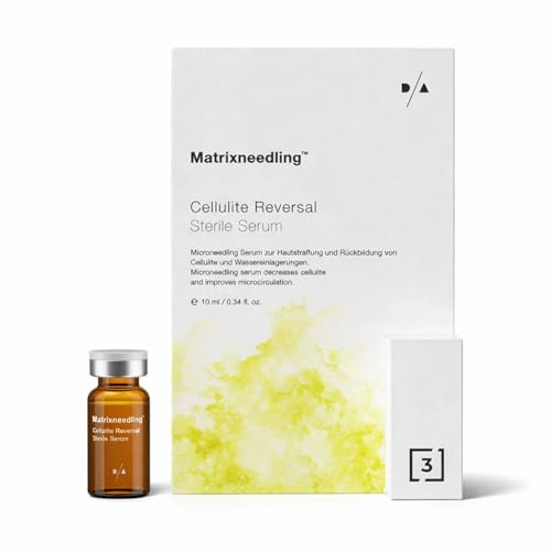 Matrixneedling™ Cellulite Serum 5% Koffein – Microneedling Anti Cellulite Serum Körper – Koffein Serum gegen Orangenhaut, Dellen & Wassereinlagerungen – Dermapen & Dermaroller Body Contouring