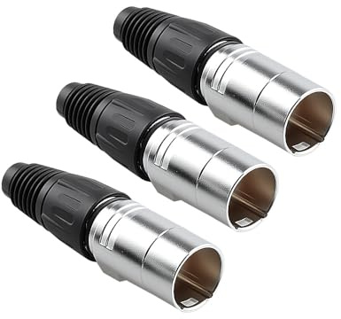Uonecn RJ45 Stecker IP65 Ethernet Kabel Wasserdicht Stecker Panel Mount Abgeschirmt Staubgeschützt LED Stecker 3 Stück