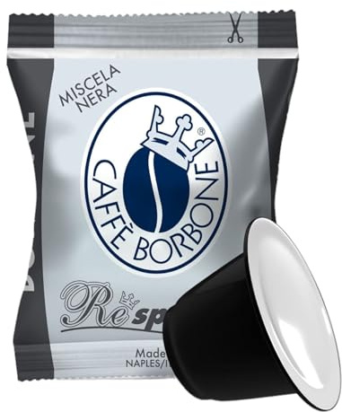 Caffè Borbone Respresso Black Mix - 600 Capsules - Compatible with Nespresso®* Household Appliances* (6 Packs of 100)
