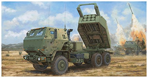 Trumpeter 001041 1/35 M142 Raketenwerfer HIMARS Plastikmodellbausatz, Modelleisenbahnzubehör, Hobby, Modellbau, Mehrfarbig, Mittel