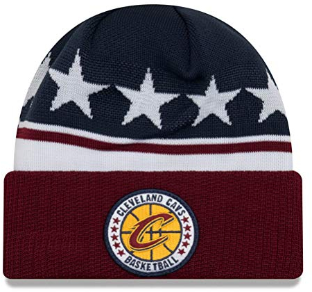New Era Cleveland Cavaliers NBA Tip-Off Beanie hat [Navy/Burgandy/White]