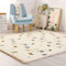 Loartee Kinderteppich Kinderzimmer,Baby Teppich,Korallenrote Samtmatte,als Krabbeldecke fürs Kind, Tier, 200 * 300cm