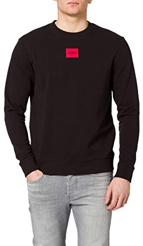 HUGO Herren Diragol212 Pullover, Black1, L EU