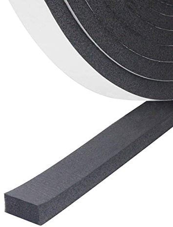 Storystore Dichtungsband Selbstklebend, Schaumstoff Dichtungsband 20 mm(B) x8 mm(D), Moosgummi selbstklebend für Tür Fenster, türdichtung, wetterfest, Anti-Kollision, Schalldämmung, Gesamtlänge 5 m