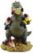 Vecksoy Le grand nain de jardin , décoration de jardin, statue d'extérieur pour terrasse, pelouse, cour, décoration artistique, cadeau de pendaison de crémaillère, cadeau de jardin (Dinosaure)