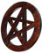 BESTonZON Pentagramm Altar Holzaltar Mangoholz Stern Holz Deko Winterstern Weihnachtsstern Sternfigur Altar Deko Wohnkultur für Wohnzimmer Wandhänger Tisch Wand Deko