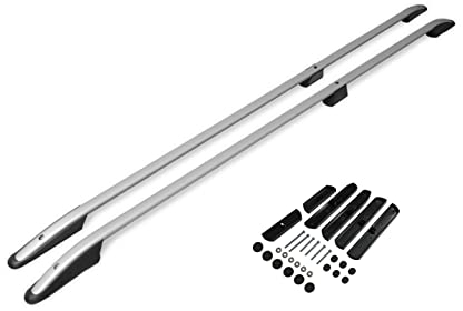 Chromemaster | Dachreling Dachträger | Kompatibel mit VW T5 2003-2015 Short; Zur Befestigung der Dachgepäckträger, Dachboxen oder Dachfahrradträger | Robuste Konstruktion aus Aluminium | TÜV