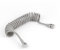 3 m Manguera de Ducha Telescópica, AMONENZ Manguera de Resorte de Baño, Conexión Inox Manguera Espiral, para Teleducha, Pistola de Baño