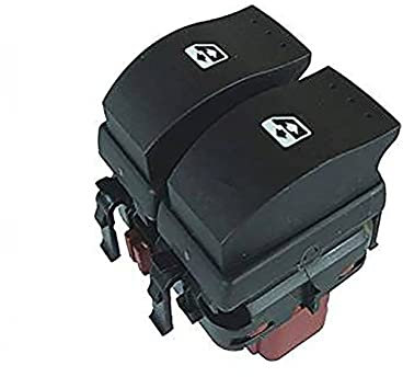 Control Botonera Elevalunas para Renault para Megane II 2 para Scenic II para Grand para Scenic II 2002-2009 para Elect Window Lifter Switch Botón Frontal OE: 8200315040