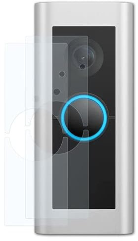 Bruni Screen Protector compatible with Ring Video Doorbell Pro 2 Protector Film, crystal clear Protective Film (Set of 2)