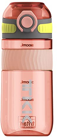 TITIROBA TKK 1016 - Borraccia per bambini, 500 ml, a prova di perdite, in Tritan senza BPA, utilizzabile con una sola mano, con filtro e borraccia, colore: Rosa