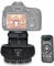 Camnoon YT1200 Testa panoramica motorizzata con inclinazione verticale Testa panoramica a 2 assi Rotazione a 360° Testa panoramica per treppiede Telecomando wireless 100M 9 livelli Velocità regolabile