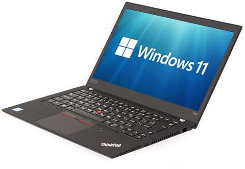 Lenovo ThinkPad T490 Windows 11 Laptop - 14 FHD Display Core i7-8665U 16GB 512GB SSD HDMI USB-C WiFi WebCam (Renewed)