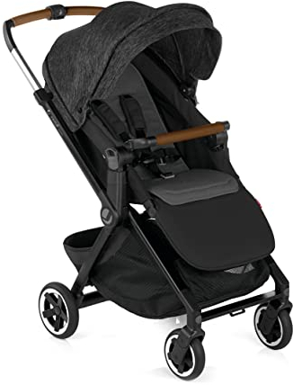 Jané Jewel, Kinderwagen, ab Geburt bis 15 kg, Aluminium, mit Tasche und Regenüberzug aus Kunststoff, komplett klappbar
