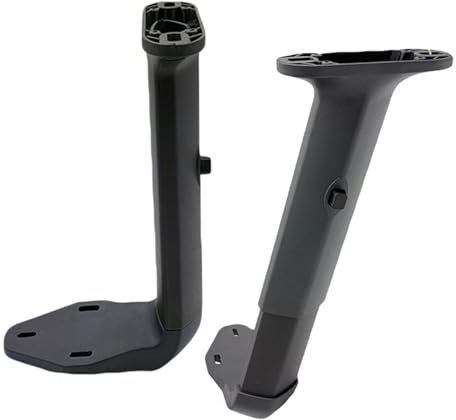 perfk Par de reposabrazos de Silla Ajustable en Altura,Juego de Brazos de Silla de Trabajo para Juegos,Elevable Duradero,Reposabrazos de Silla para, Negro