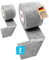 Alfa 2x Fensteranschlussband Außen 100 mm x 25 m grau Profi-Qualität diffusionsoffenes Fensterdichtband für den Außenbereich