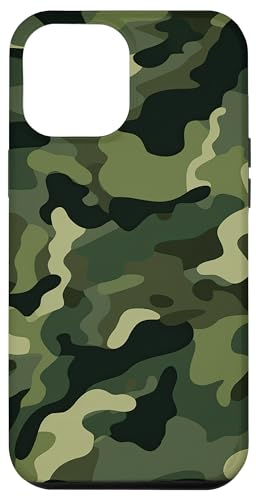 Hülle für iPhone 14 Pro Max Militär Camouflage Tarnmuster Grünes Camo Muster