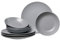 Ritzenhoff & Breker Vajilla Kitwe Servicio 8 piezas Gres Gris