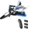 Dodoore RC Plane V31 Camera 4K Remote Control Plane 2.4GHz Gravity Sensing 3D Flips Headless Mode 4 Motors One Click Takeoff Stunt Gliding Aircraft Fixed Wing Glider Gifts for Kids Adults 3 Battery