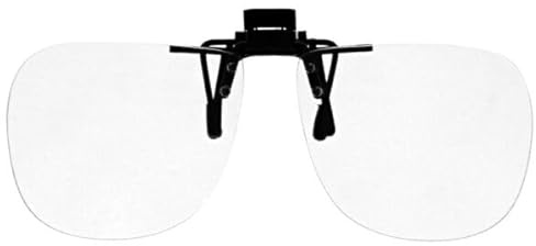 Large Clear Magnifying Clip On Flip Up Reading Glasses +4.50