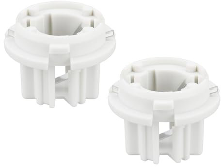 eMagTech 2 Stück Auto-Rücklicht-Lampenfassung A1408260182 1408260182 Rücklichtbirne Zubehör Kompatibel mit Mercedes W210 R170 X251 Weiß