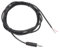 DMiotech 3.5mm 1/8 Male Plug Jack Connector Audio Cable 2 Pole Mono Aux Cable Replacement Repair Bare for Headphone Headset Earphone 1.8M/6Ft Black