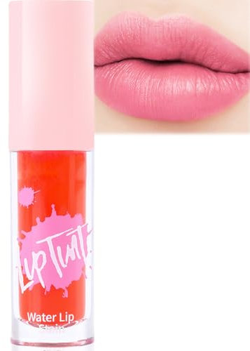 Waterproof Lip Tint - Long Lasting, High Pigmented Lip Stain, Quick Dry, Non-Stick Cup, Hydrating Lip Stain, Smooth & Easy to Apply Lip & Cheek Water Tint