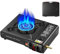 Estufa De Camping Portátil, Cocina Portatil, Hornillo De Camping, Hornillo De Gases Con Maletín De Transporte, Cocina 2 En 1, Disponible Uso Butano, Compatible Con Cilindros Gases Y Licuado