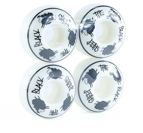 Schwarz Schaf Skateboard Wheels 52 mm 101 a und ABEC 7 Kugellager