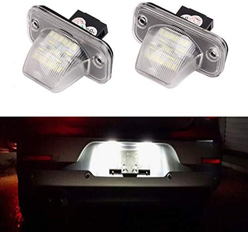 GOFORJUMP 2x Error Free 18 SMD Number License Plate Light For V/W T4 T/ransporter 1990-2003 Passat B5 Limousine Caddy Jetta/Syncro