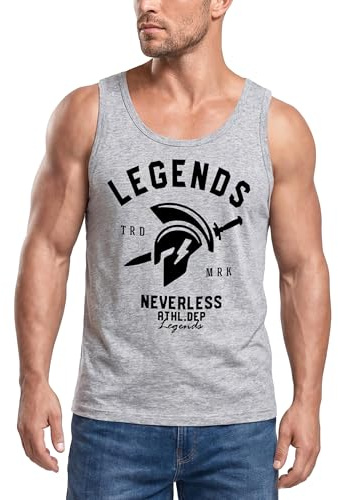 Neverless Cooles Herren Tank-Top Gladiator Sparta Gym Athletics Sport Fitness Muskelshirt Muscle Shirt