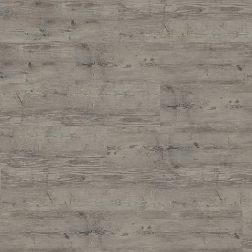 Vinylboden zum kleben 1 Paket (3,77 m²) 0,30 mm Nutzschicht 2 mm Stärke Holzoptik (Betula grau) Klebevinyl Klebefliesen Vinylfliesen zum Verkleben für Küche Bad Wohnzimmer Wasserfest