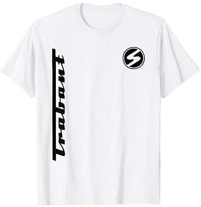 Trabant Shirt mit Trabant Schriftzug und Sachsenring Logo T-Shirt