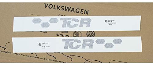 Dekorfolie TCR Zierfolie Tuning Logo schwarz