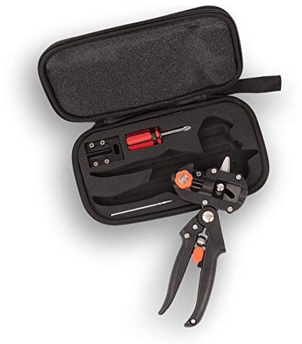 FUXTEC Veredelungsschere FX-VSP30 mit Aufbewahrungstasche und 3 unterschiedlichen Klingen