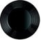 ARCOROC ARC L7611 Harena Flat Plates 25 cm Opal Glass Black Set of 6