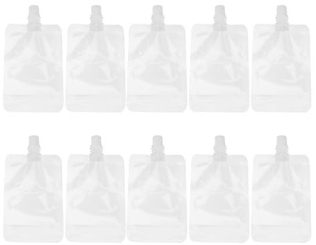 30pcs Reusable Transparent Drink Pouches Festivals Travel Parties Ideal Liquor Beverage Juice Flasks Hot Cold Drink Containers