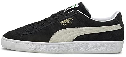 PUMA Basket Classic XXI Sneaker für Herren, schwarz/weiß, 38.5 EU
