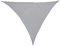 Outsunny Vela Ombreggiante Triangolare, Tenda da Sole per Esterno in Poliestere Anti UV Traspirante 4x4x4m Grigio