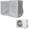 Cubierta de aire acondicionado, funda protectora para aire acondicionado, impermeable, antipolvo, antinieve, 86 x 33 x 56 cm
