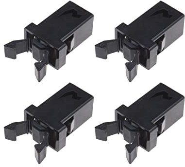 Pack of 4 Touch Top Lid Bin Locking Lock Plastic Replacement Repair Replacement Black Compatible with Brabantia from 3 to 50 Litres Touch Lid Waste Bin Car Sunglasses Holder
