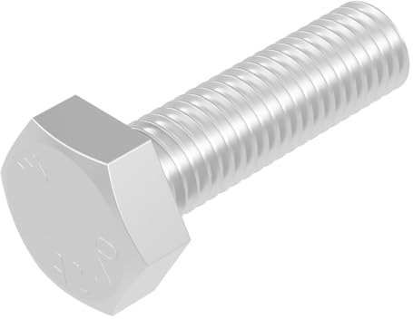 SECCARO Viti a testa esagonale M12 x 40 mm, in acciaio inox V2A VA A2, DIN 933/ISO 4017, 20 pezzi