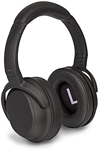 LINDY 73204 LH500XW+ Kabelloser Kopfhörer mit Active Noise Cancelling und aptX, Schwarz