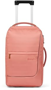 Satch Flow S Trolley Koffer Handgepäck 35 l 54x32x23 cm oder Koffer groß 55 l 65x37x29 cm, inkl. Wäschebeutel, Reisegepäck