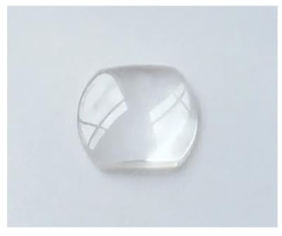 JUMELA Quadratische Uhrenglaslinse Lupe Einzelnes Datumsfenster Kristall Konvex Transparent Lupe 7,0/5,5 2St (Size : 7.0x5.5mm)