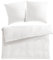 Pure Label Musselin Bettwäsche 200x220 cm mit Kissenbezug 2er Set 80x80 cm aus 100% Baumwolle - Traumhaft weiche, kuschelige Bettwäsche-Sets in weiß