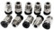 Junguluy Pc4-M10 Stecker Gerade Pneumatische Pefe Rohr Für V6 Stecker Bowden Extruder 3D Drucker (Packung Mit 10 Stücke)