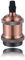 Vecys 1 Stück Vintage E27 Edison Oprawa Lampy Vintage Bronze Lampenfassung Edison Retro Adapter Fassungsadapter für Vintage Bulbs Pendelleuchte（Rotes Kupfer）