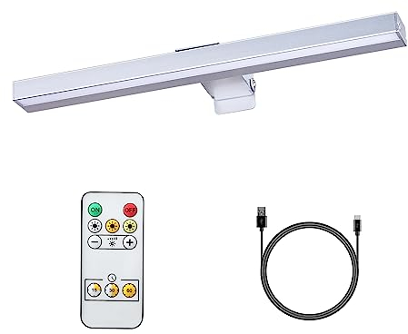 VIGMOJ Éclairage d'image sans fil - Applique murale d'intérieur à batterie - Lampe murale pour peinture photo portrait - Éclairage de fléchettes - Lampe murale LED avec 3 températures de couleur -