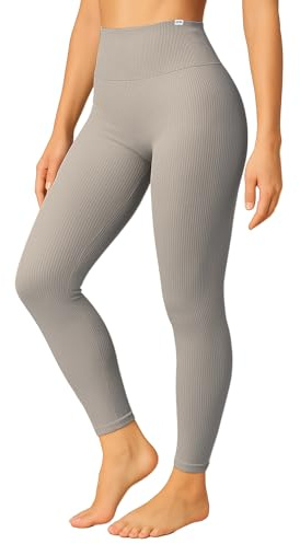 SMILODOX Leggings Damen High Waist Amaze RIPP, Blickdichte Sporthose aus Rippstoff, V-Shape Seamless Scrunch Sport Leggins, Squat-Sicher für Yoga Fitness & Alltag